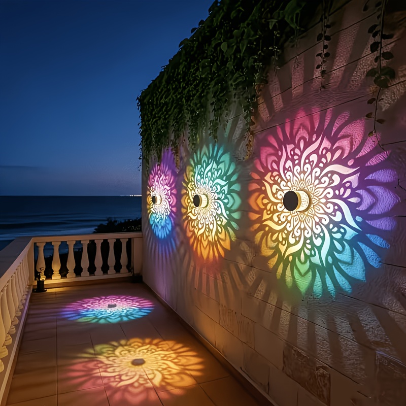 Lighting - 1/2/4 Paket Güneş Enerjili Çit Lambaları,